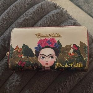 Women's Wallet - Cream and Multicolor